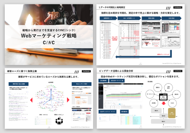 CINC Webマーケティング戦略資料ダウンロード